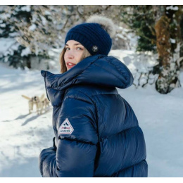 Naiade Navy Pompom Beanie - Pipolaki