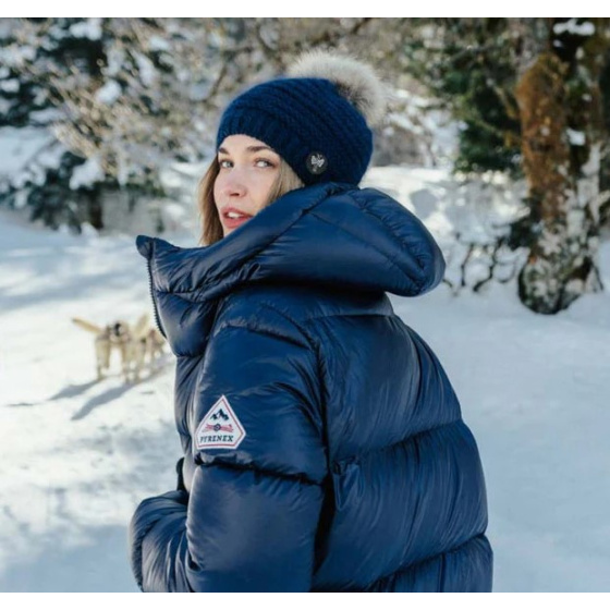 Naiade Navy Pompom Beanie - Pipolaki