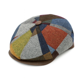 Pantin Wool 8-panel flat cap - Traclet