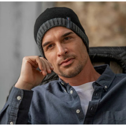 Men's Mesa Black Beanie - Pipolaki