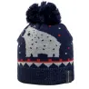 Children's Pom-Pom Beanie Cirta Bear Navy - Pipolaki Reference: 22881 | Chapellerie Traclet