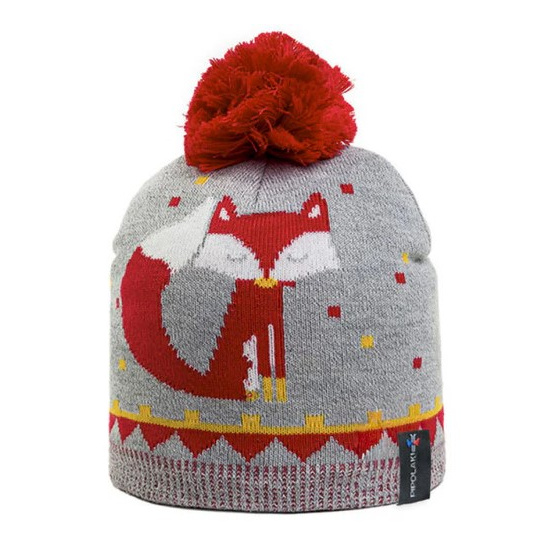 Bonnet Pompon Enfant Cirta Renard - Pipolaki