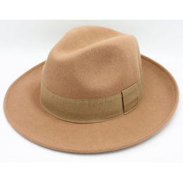 copy of Fedora Hat San Salvo Wool Felt Beige - Traclet