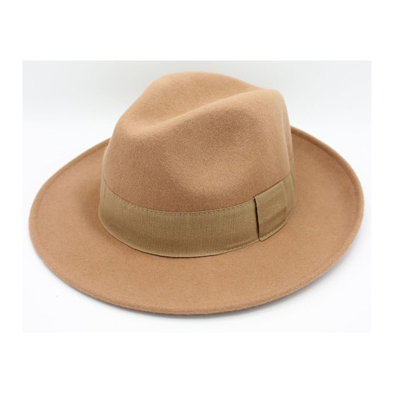copy of Fedora Hat San Salvo Wool Felt Beige - Traclet