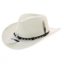 Chapeau AMASA Vitafelt Blanc - Madonna - Stetston