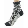 Women's Short Combed Peacock Socks Made in France - Berthe Reference: 22897| Chapellerie Traclet