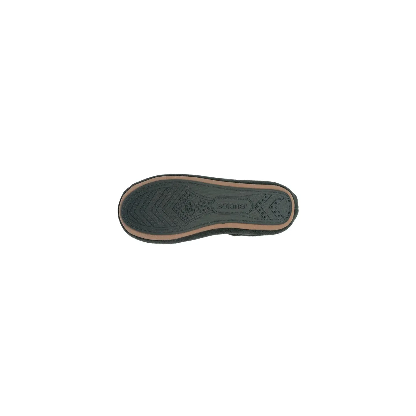 Chaussons Ballerines Femme Nœud Sauge - Isotoner  - Boutique Traclet Reference : 22905| Chapellerie Traclet