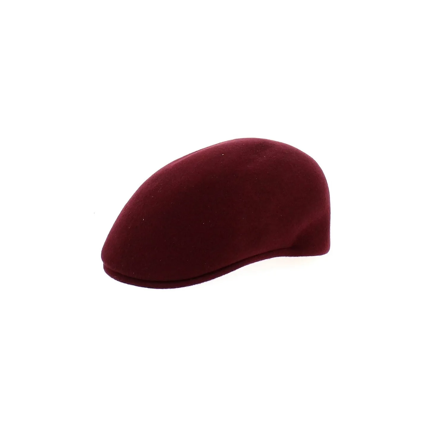Burgundy Domed Ascot Wool Cap Traclet Reference: 19422 | Traclet Hat Shop