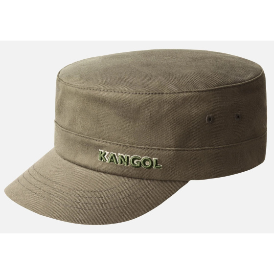 Twill Army Cotton Olive Cap - Kangol