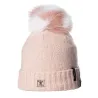 Zio Rose Fur Pompom Beanie - Kristo Reference: 22976 | Chapellerie Traclet