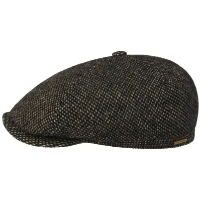 Casquette Brooklin Alfe Laine Chinée Noire - Stetson