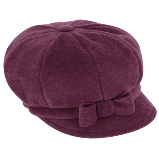 Casquette Gavroche Armel Polaire Prune - Traclet
