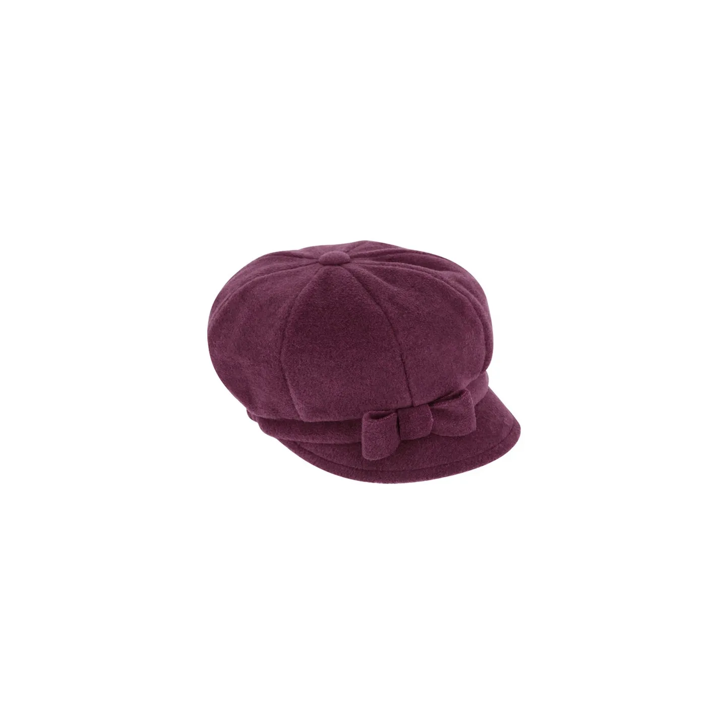 Armel Fleece Plum Newsboy Cap - Traclet Reference: 22927 | Chapellerie Traclet