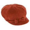 Armel Cinnamon Fleece Newsboy Cap - Traclet Reference: 22929 | Chapellerie Traclet
