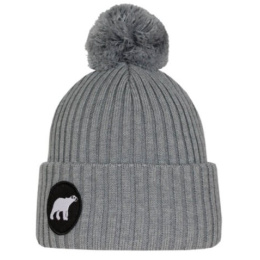 Bonnet à Pompon Polar Laine Mérinos - Super Yellow