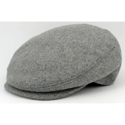 Kent Anthracite Flat Cap - Traclet Reference: 3907 | Traclet Hat Shop