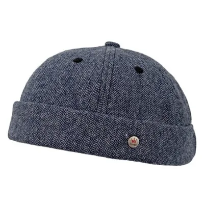 Navy Wool Docker Beanie Mainz - Barts  Reference: 9818 | Traclet Hat Shop