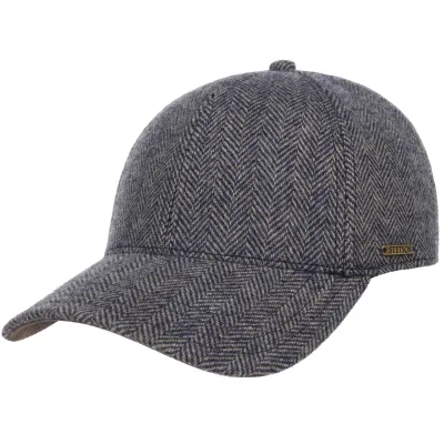 Casquette Woolrich Pennsylvanie Laine Beige & Bleu - Stetson