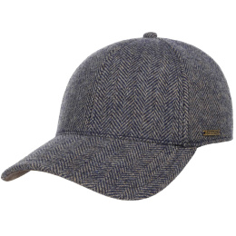 Woolrich Pennsylvania Wool Beige & Blue Cap - Stetson
