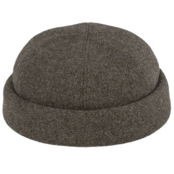 Miki Lakota Wool Beanie Taupe - Traclet