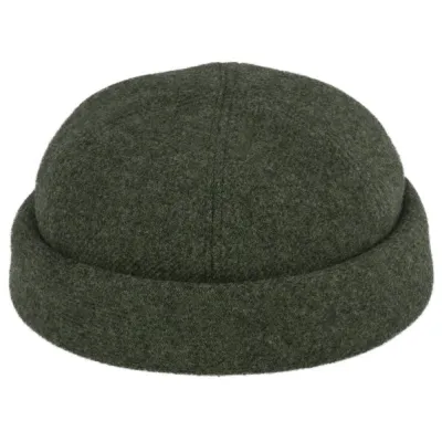 Miki Lakota Wool Beanie Olive - Traclet Reference: 22943| Chapellerie Traclet