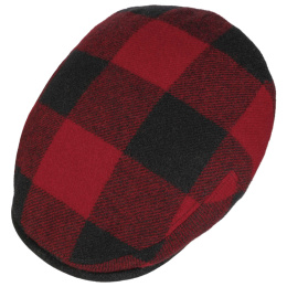 Casquette Kent Laine Vierge Noire & Rouge - Lierys