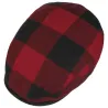 Kent Black & Red Virgin Wool Cap - Lierys Reference: 22948 | Chapellerie Traclet