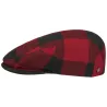 Kent Black & Red Virgin Wool Cap - Lierys Reference: 22948 | Chapellerie Traclet