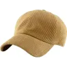 Camel Velvet Baseball Cap - Traclet ref 13933 chapellerie traclet