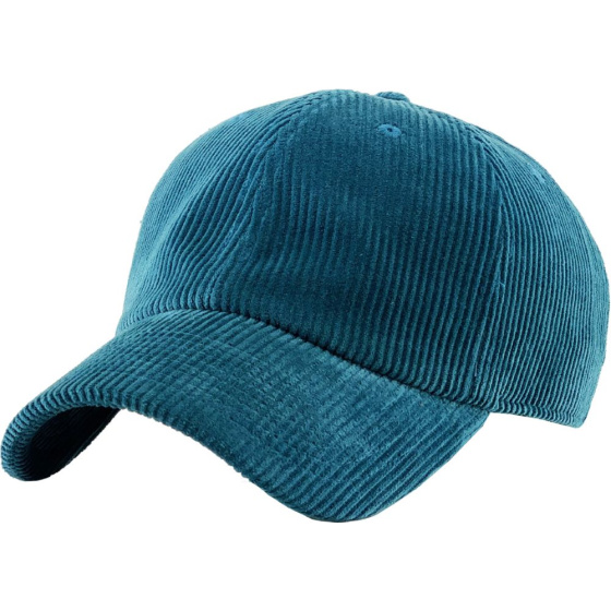Turquoise Velvet Baseball Cap - Traclet