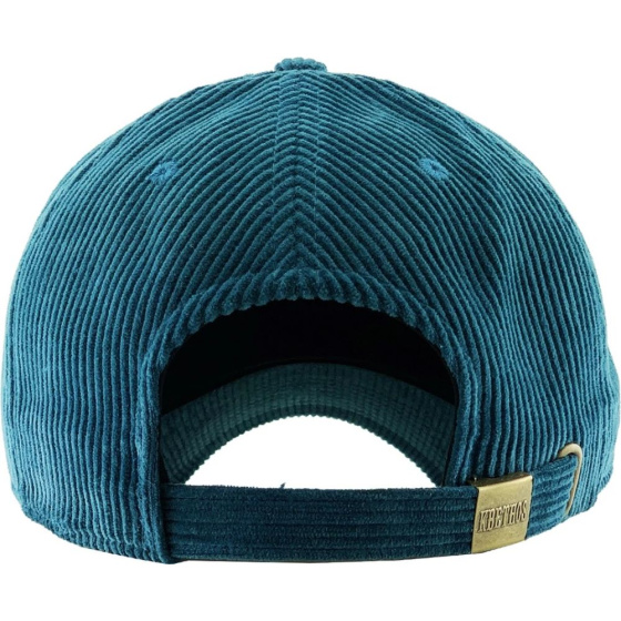 Casquette Baseball Velours Turquoise - Traclet