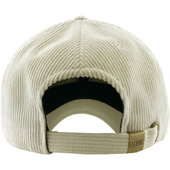 Casquette Baseball Velours Crème - Traclet