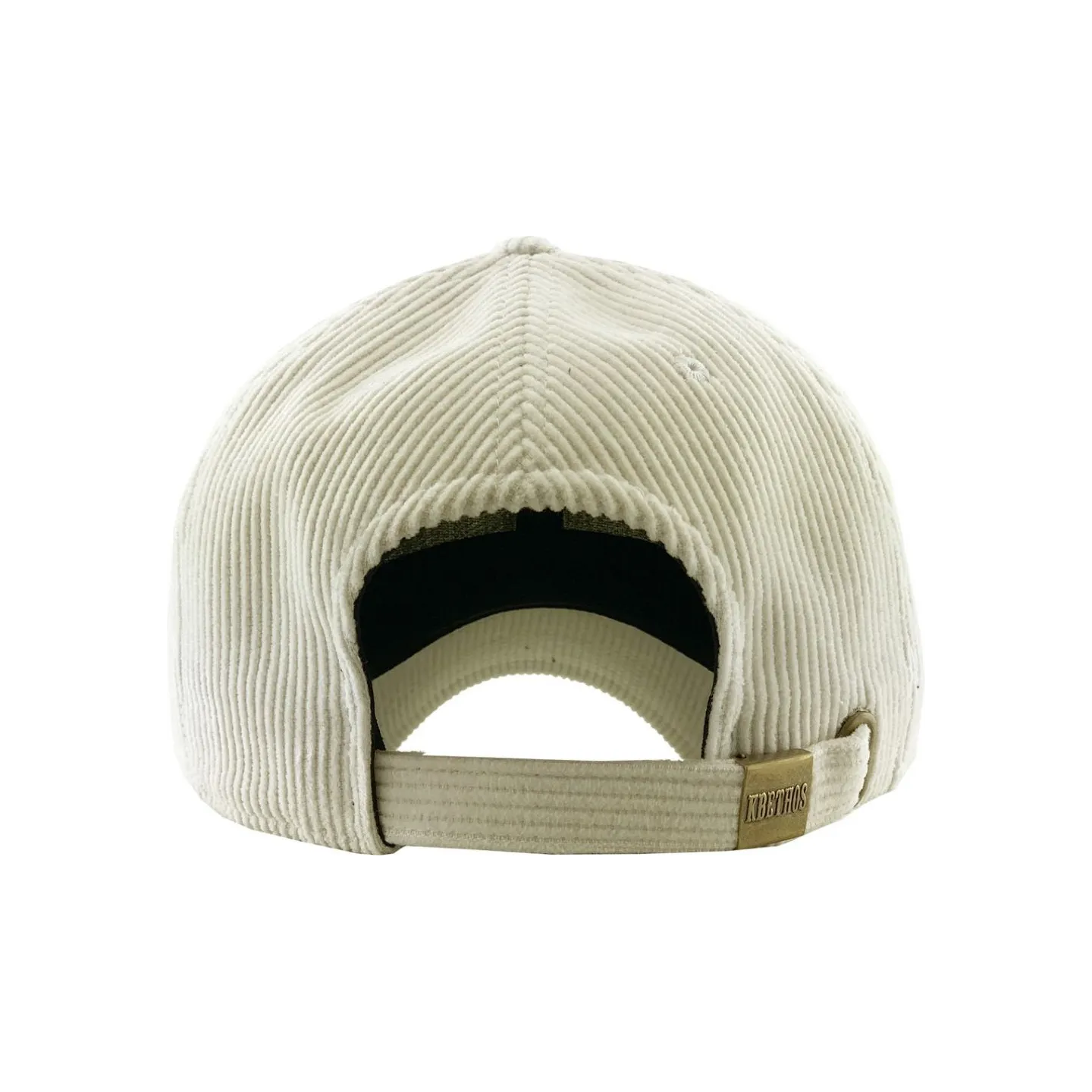 Cream Velvet Baseball Cap - Traclet ref 22950 chapellerie traclet