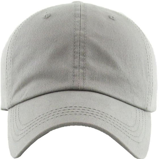 Casquette Baseball Femme Ponytail Gris Clair - Traclet