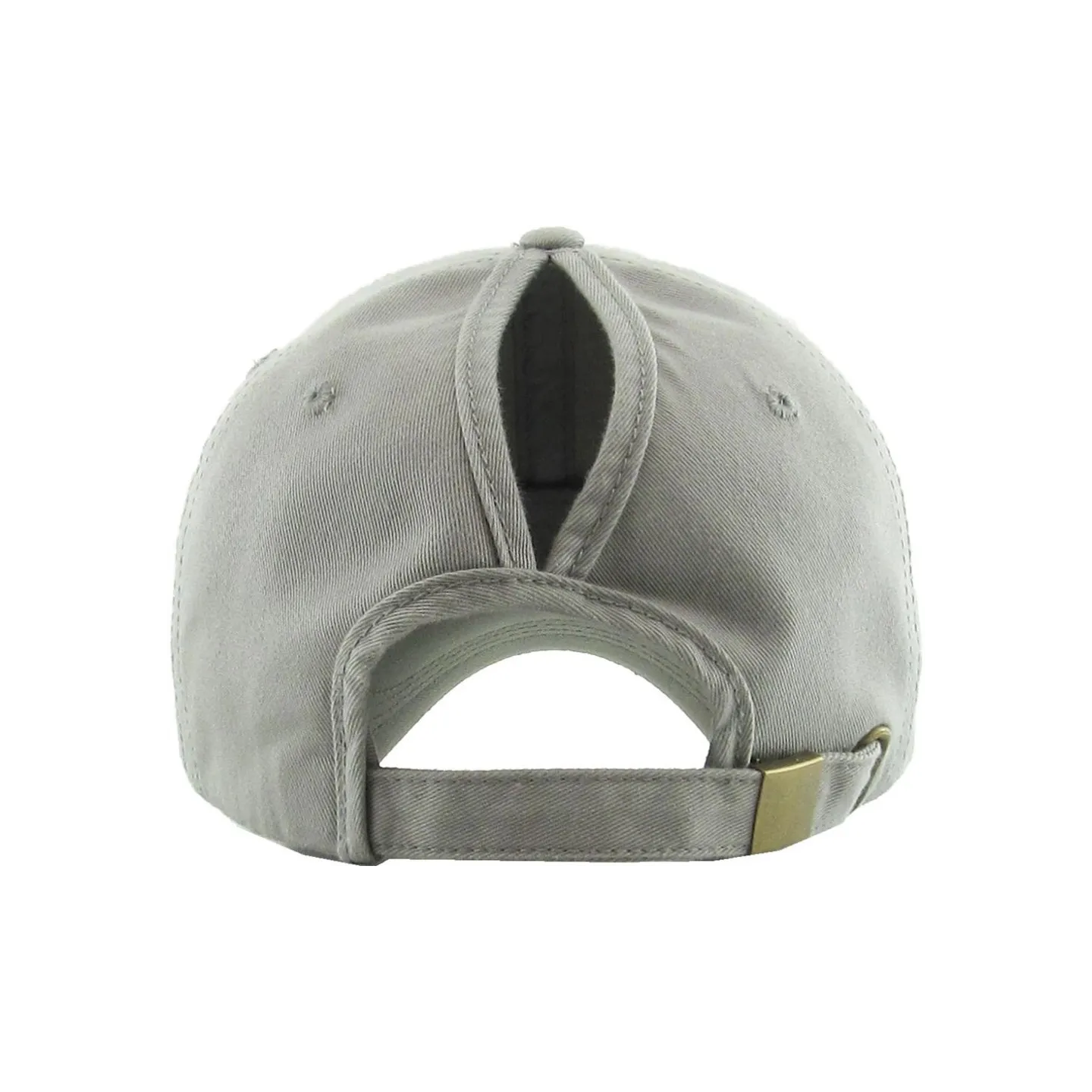 Women's Ponytail Baseball Cap Light Gray - Traclet Reference: 22951| Chapellerie Traclet