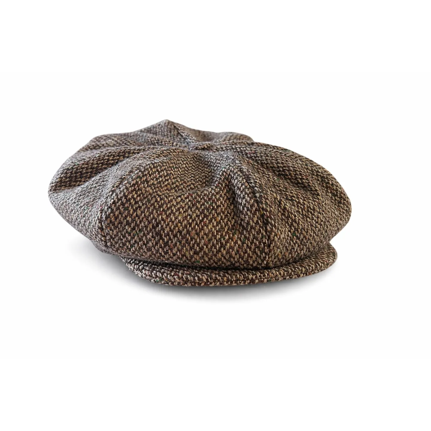 Casquette Irlandaise Birr A Carreaux Marron- Hanna Hats