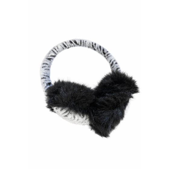 Beige Zebra Earmuffs - Traclet