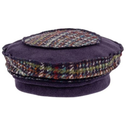 Edline Violet & Aubergine Toque - Traclet