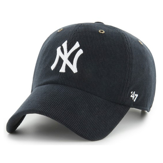 Casquette 47 CAP MLB NEW YORK YANKEES THIN CORD CLEAN UP BLACK