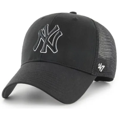 NY Yankees Black Trucker Cap - 47 Brand Reference: 22980| Chapellerie Traclet
