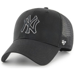 NY Yankees Black Trucker Cap - 47 Brand