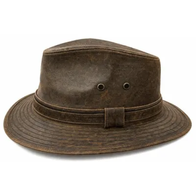 Auckland Vintage Brown Traveller Hat - Traclet | Ref 22996 Chapellerie Traclet