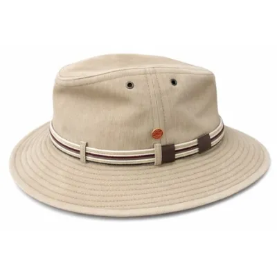 Traveller Menowin Taupe ANTI-UV Hat - Mayser Reference: 22999| Chapellerie Traclet