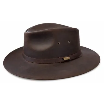 Chapeau Traveller Hobart Buffalo Marron - Traclet Reference : 23003| Chapellerie Traclet