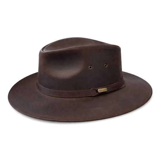 Chapeau Traveller Hobart Buffalo Marron - Traclet