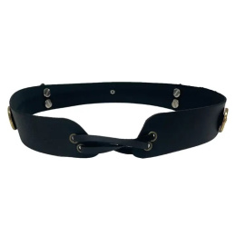 Garniture à Chapeau Amovible Cuir Véritable Avec Concho & Balles