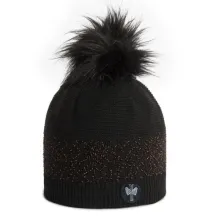 Bonnet à Pompon Favara Noir - Pipolaki