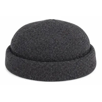 Miki Lakota Wool Beanie Anthracite - Traclet Reference: 23029| Chapellerie Traclet