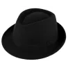Chapeau Porkpie Bilbao Feutre Noir - Traclet