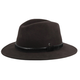 Chapeau Traveller Varèse Crushable Feutre Marron - Flechet